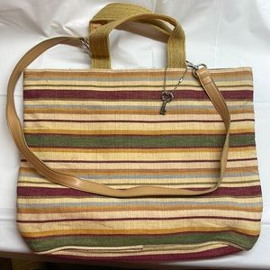Fossil Striped Tote
